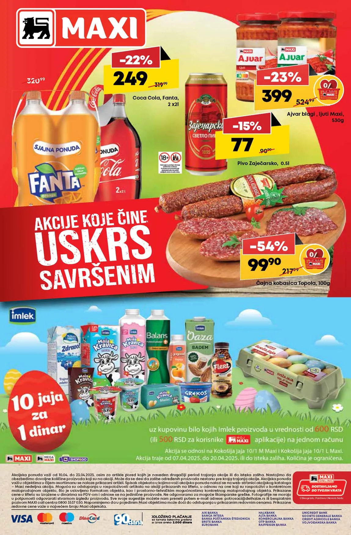 Maxi nedeljna akcija sniženja