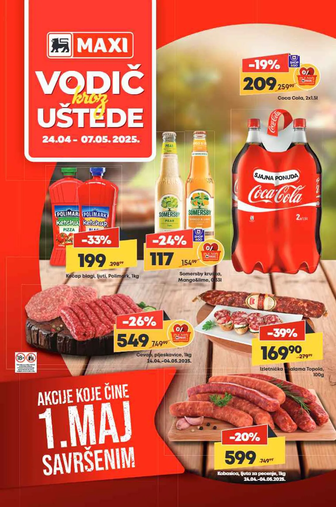 MAXI akcija Katalog sniženja do 07.05.2025