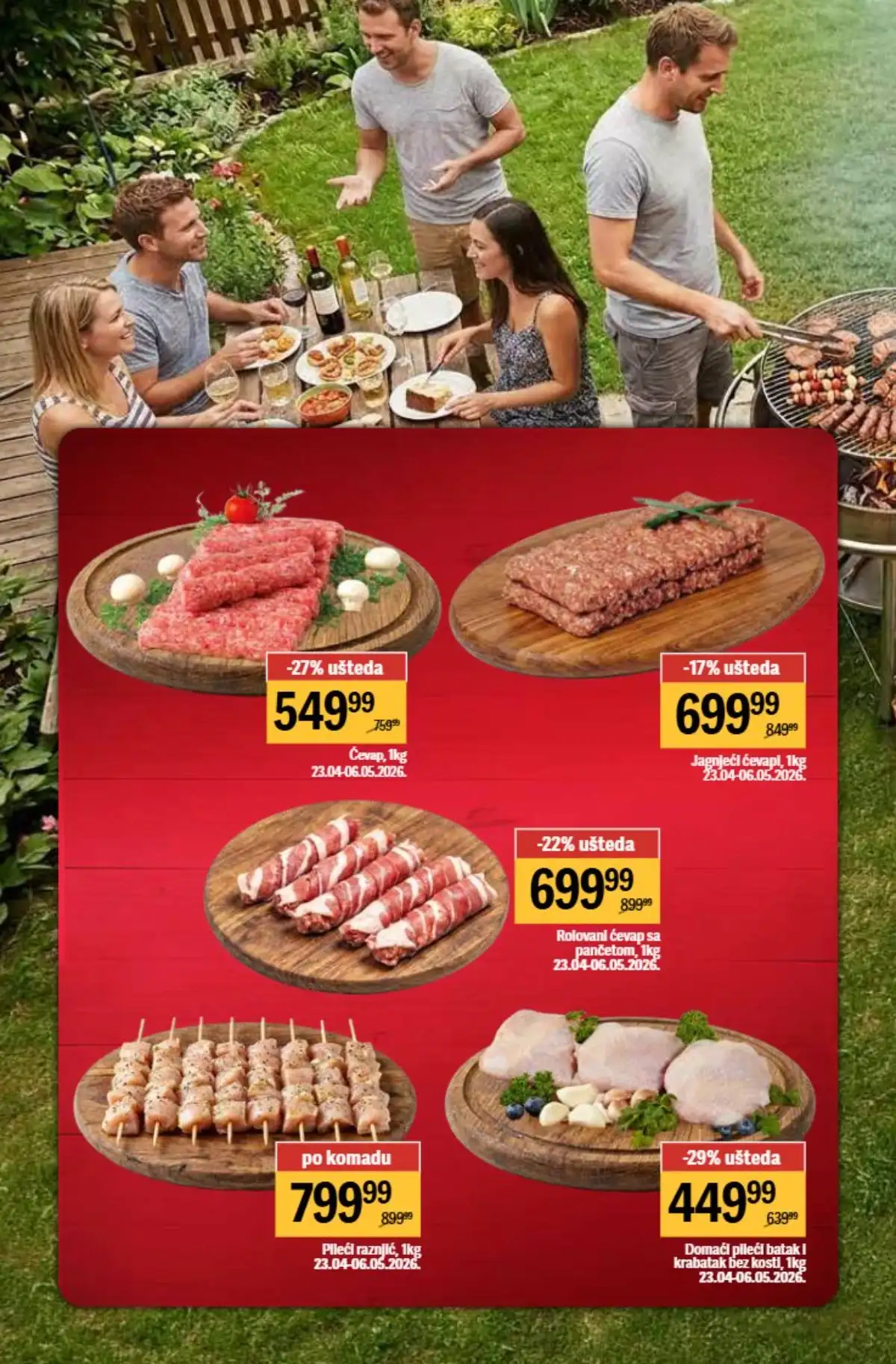 Maxi nedeljni katalog strana 2 sniženja prehrane i proizvoda za domaćinstvo Srbija april / maj 2026