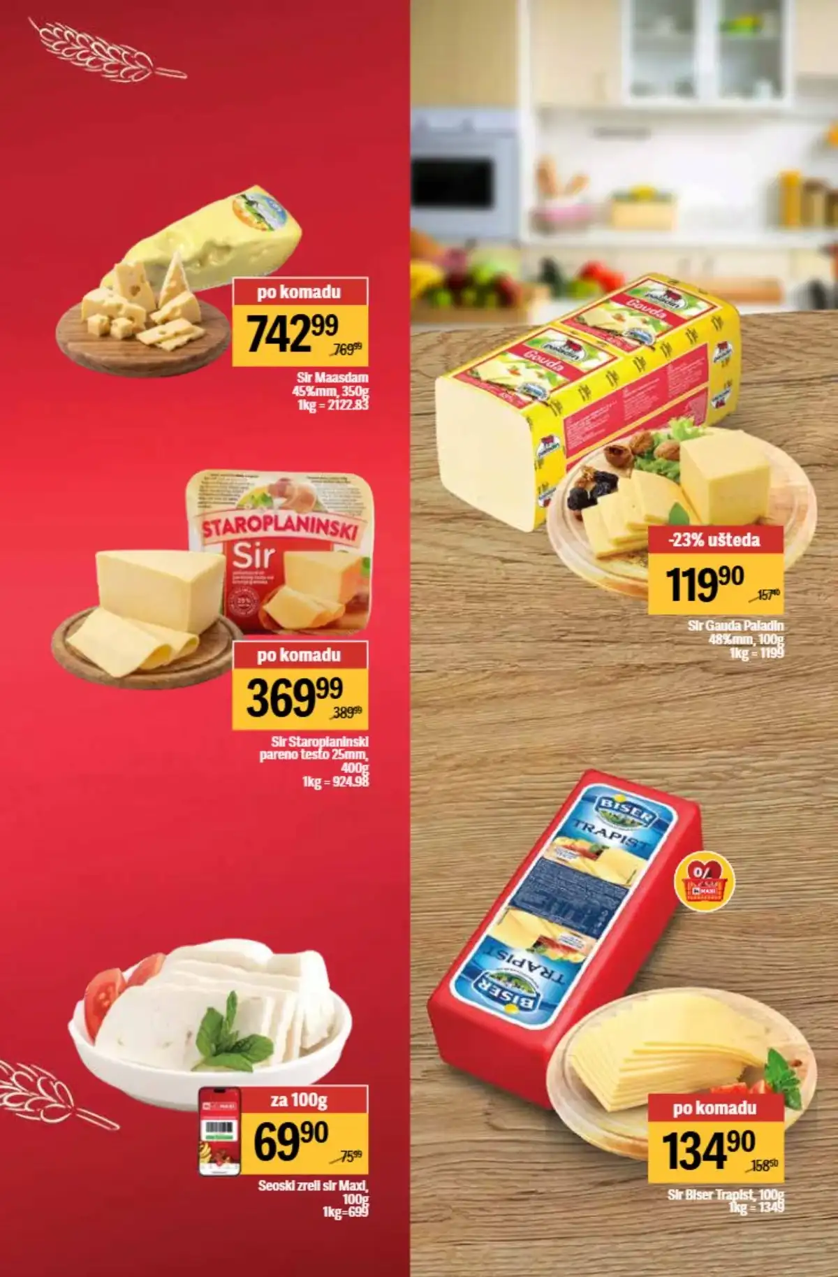 Maxi nedeljni katalog strana 13 proizvodi za bebe i porodicu Srbija  april / maj 2026