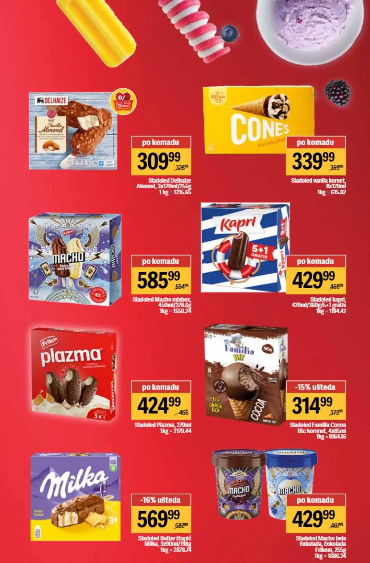 Maxi nedeljni katalog strana 19 dodatni popusti i paketi Srbija  april / maj 2026