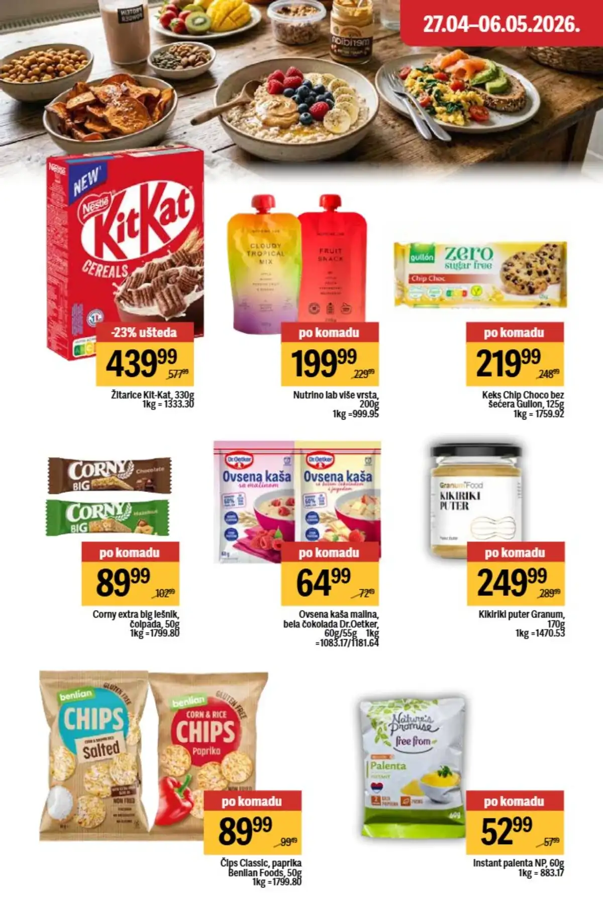 Maxi nedeljni katalog strana 30 ponude za porodicu Srbija  april / maj 2026