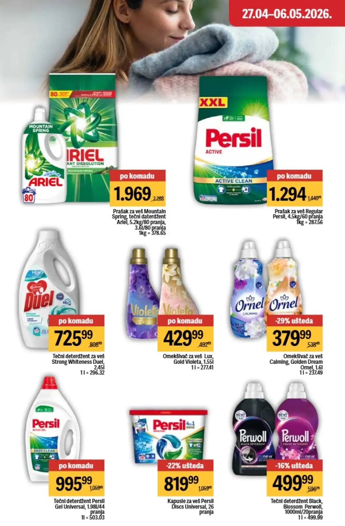 Maxi nedeljni katalog strana 36 ponude za porodicu Srbija  april / maj 2026