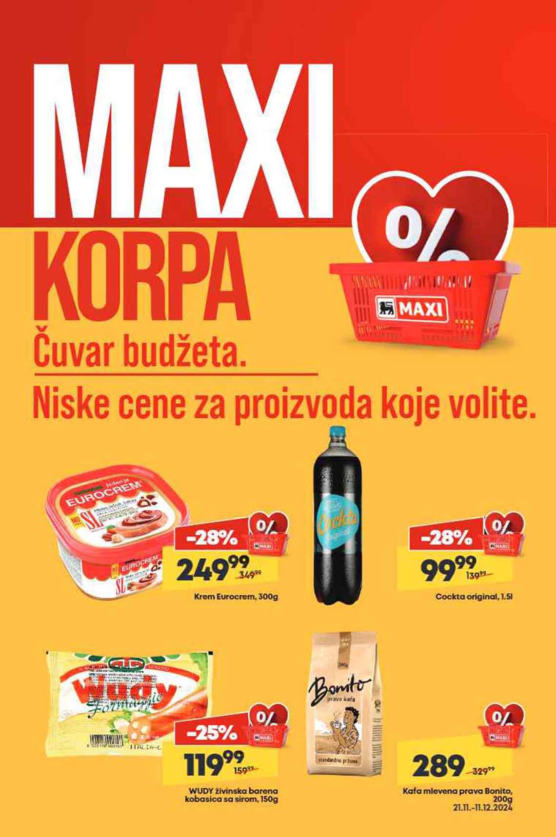 Maxi nedeljna akcija sniženja