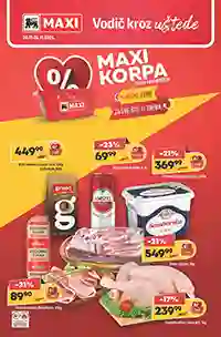 Maxi nedeljna akcija sniženja