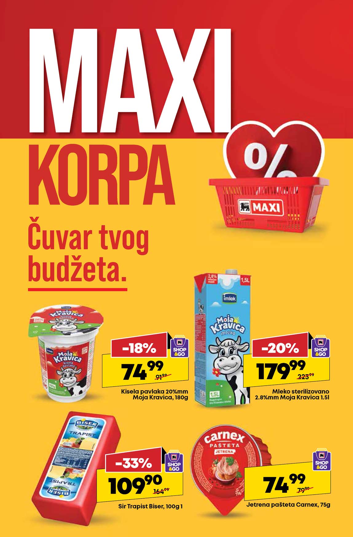 Maxi nedeljna akcija sniženja