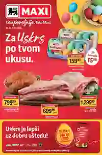 Maxi akcija do 59% katalog sniženja 2026 Srbija prehrana i piće