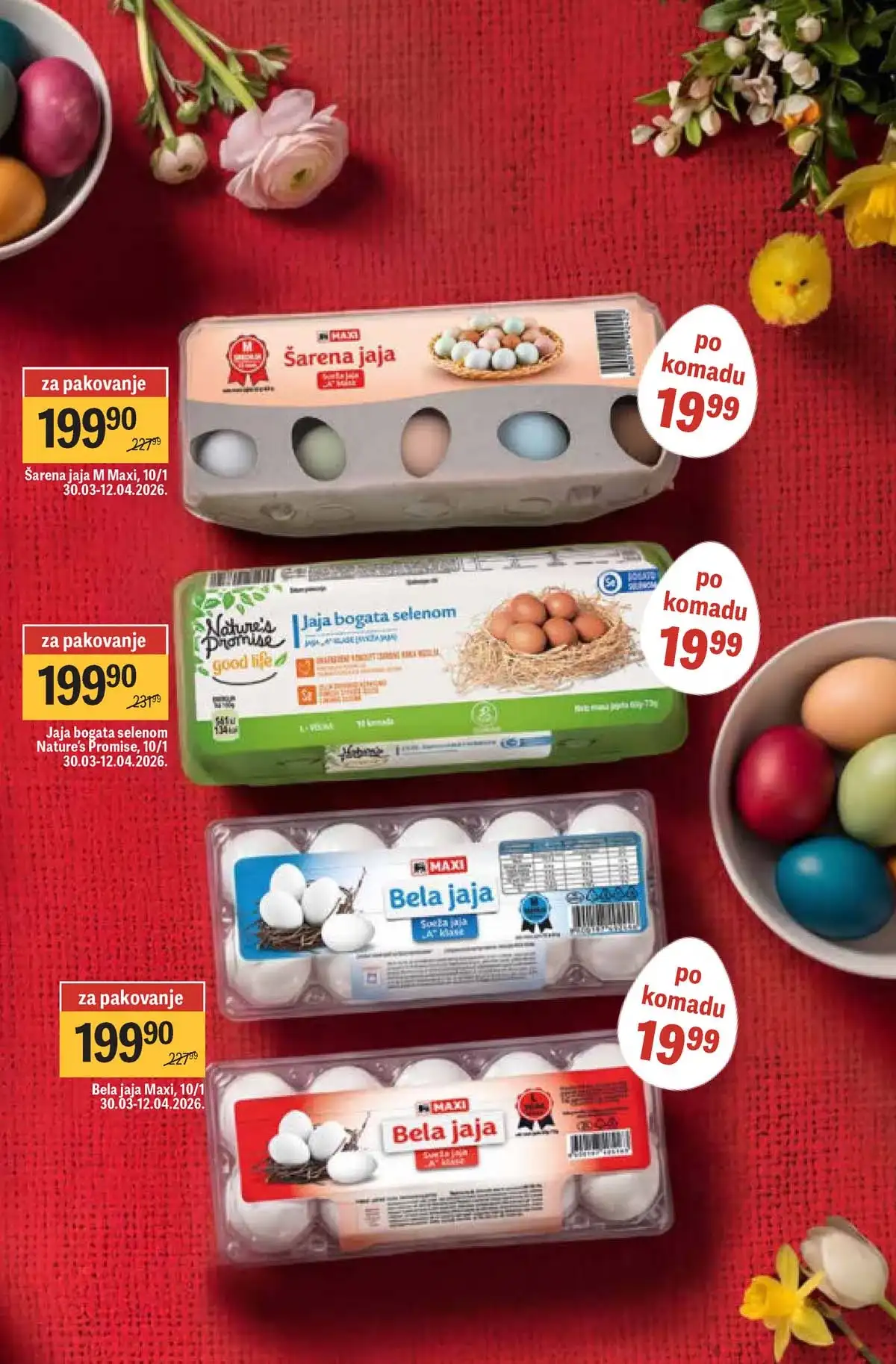 Maxi akcija do 59% katalog strana 3 Srbija 2026 prehrana i piće