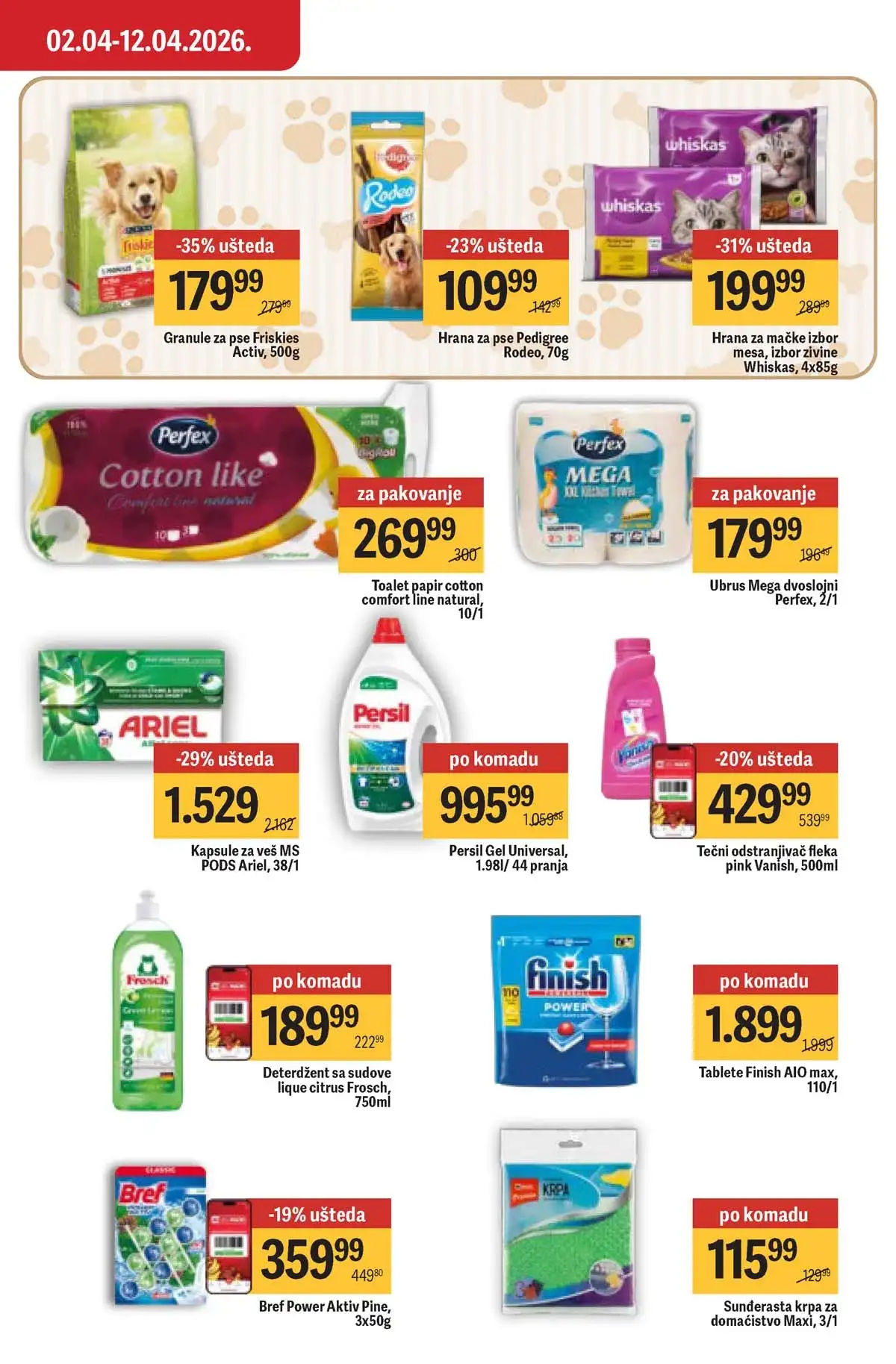 Maxi akcija do 59% katalog strana 45 Srbija 2026 završne ponude