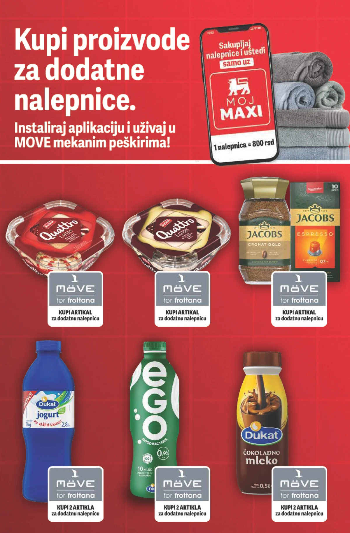 Maxi letnja akcija sladoledi i zamrznuti proizvodi