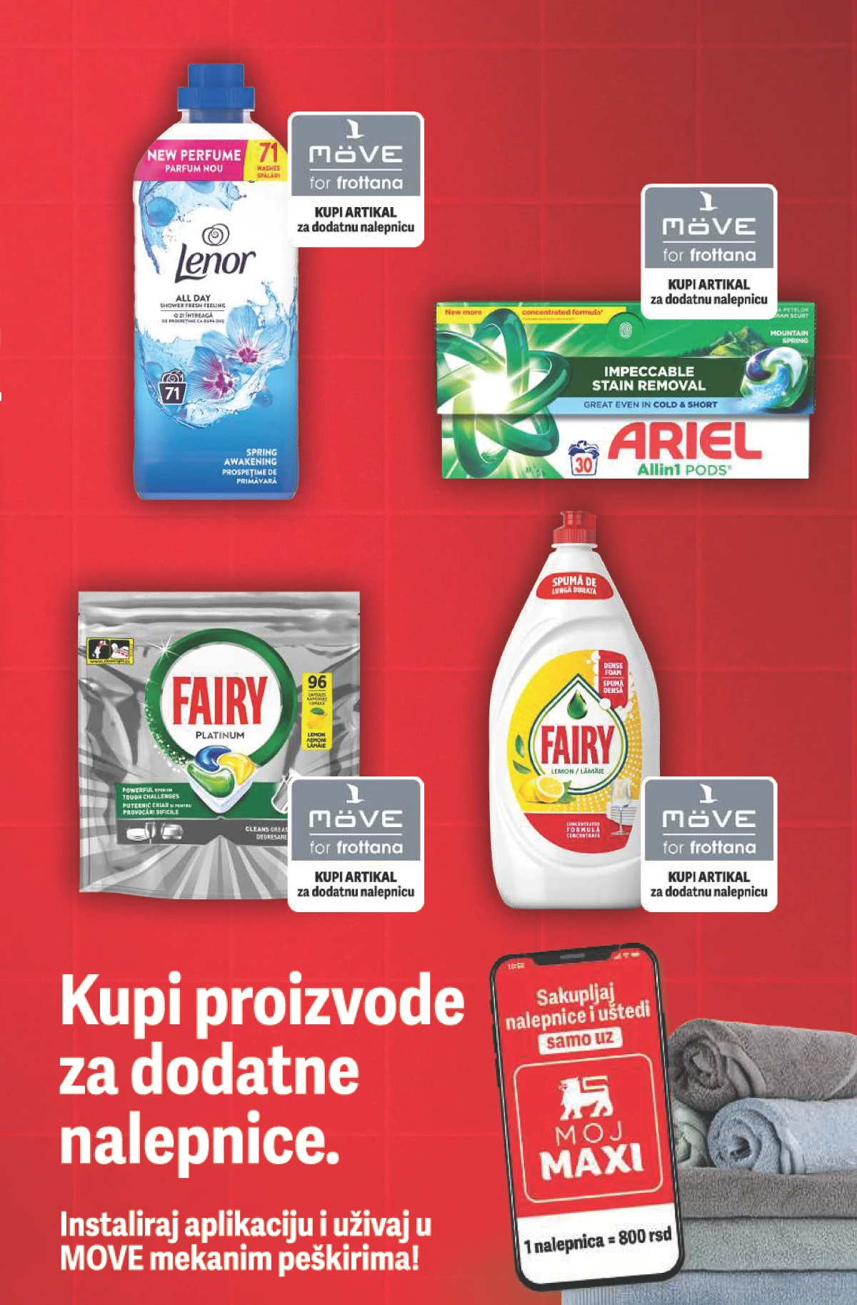 Maxi porodična pakovanja sladoleda na akciji