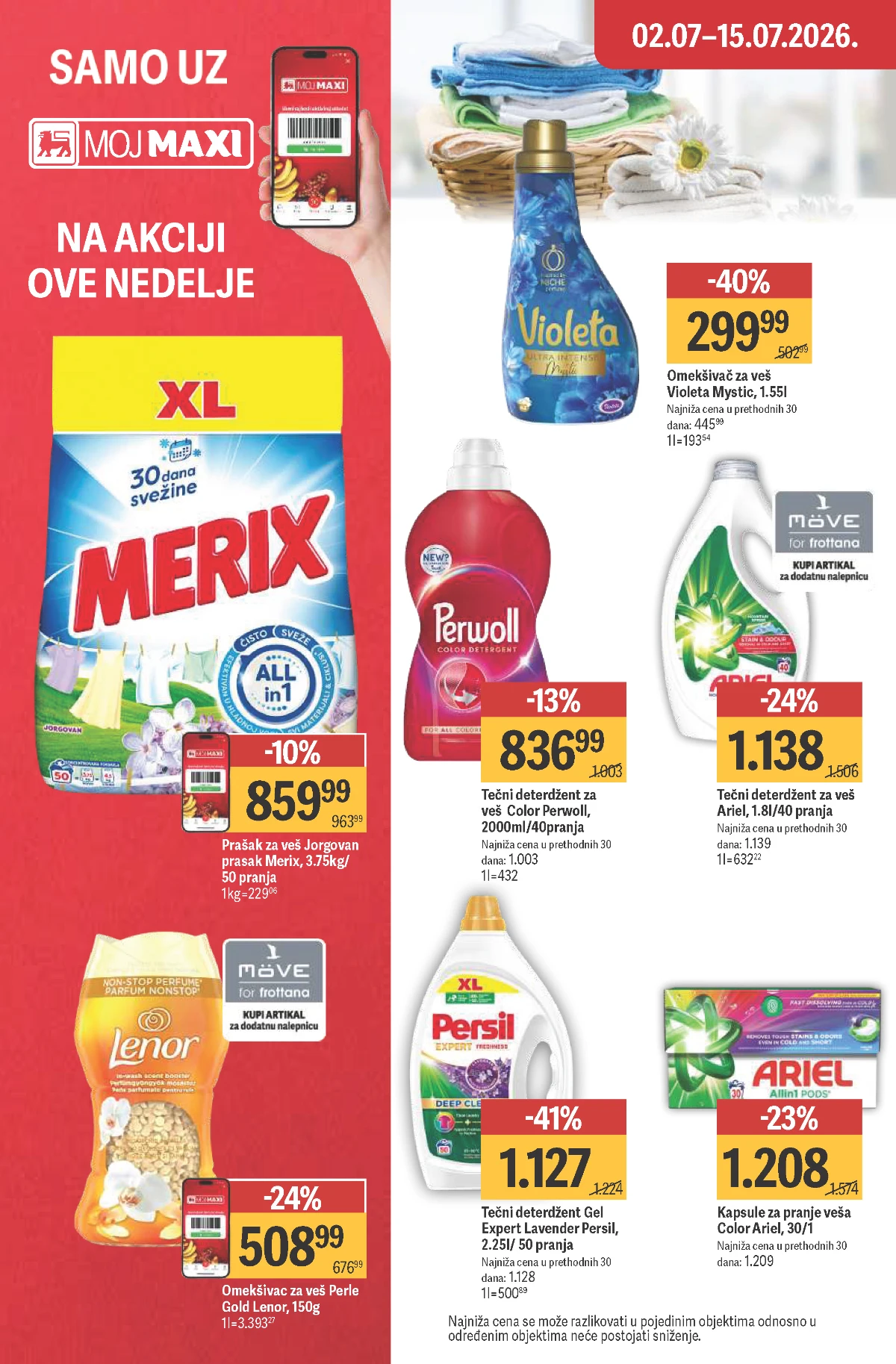 Maxi akcija do 08.07.2026 – strana 38 Maxi katalog do 08.07.2026 – strana 38
