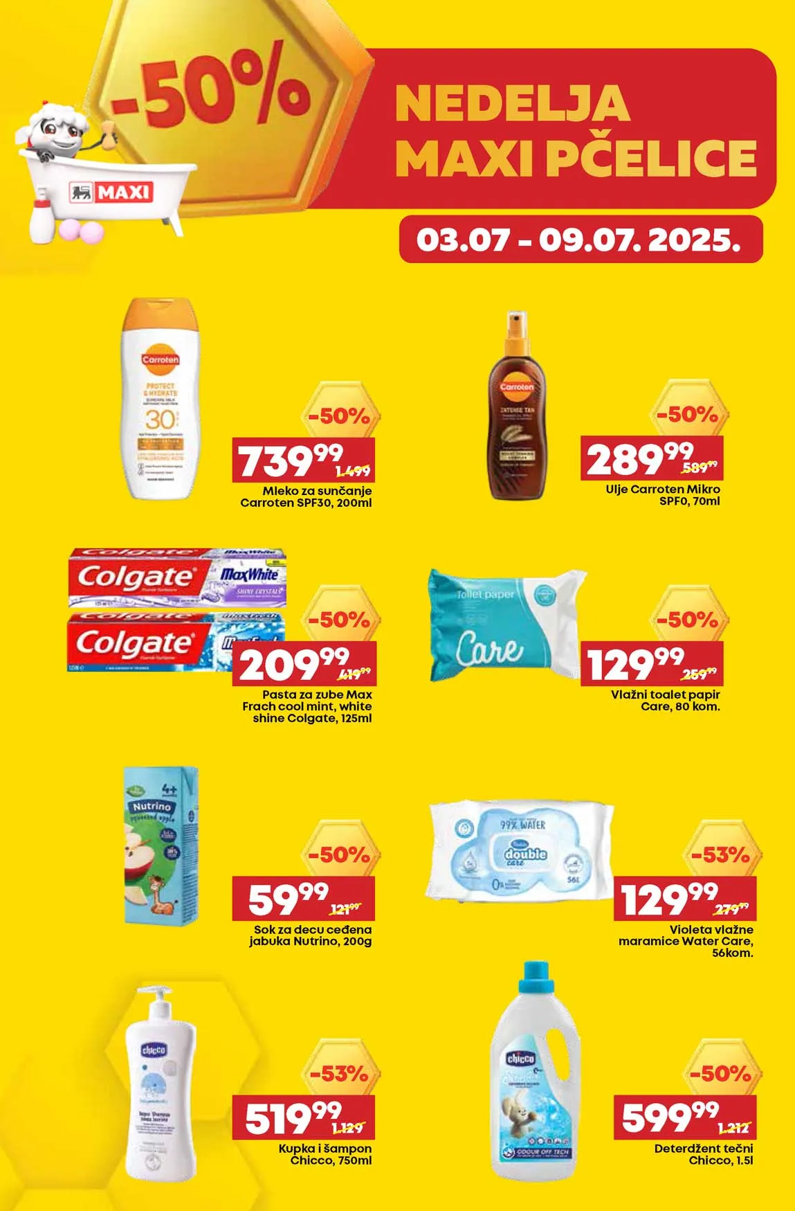 Maxi nedeljna akcija sniženja