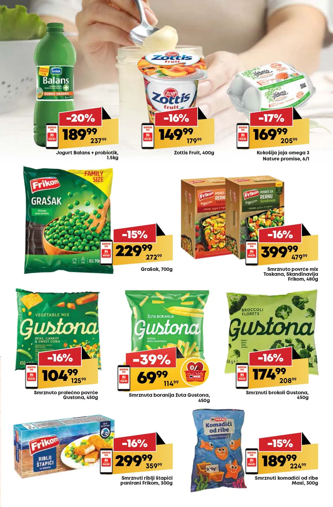 Maxi nedeljna akcija sniženja
