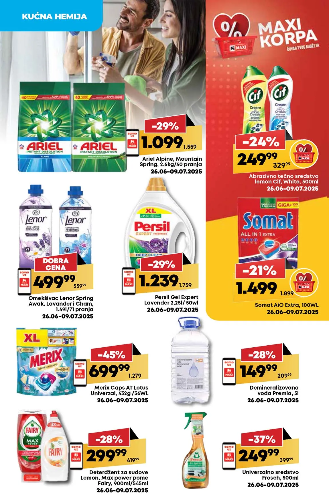 Maxi nedeljna akcija sniženja