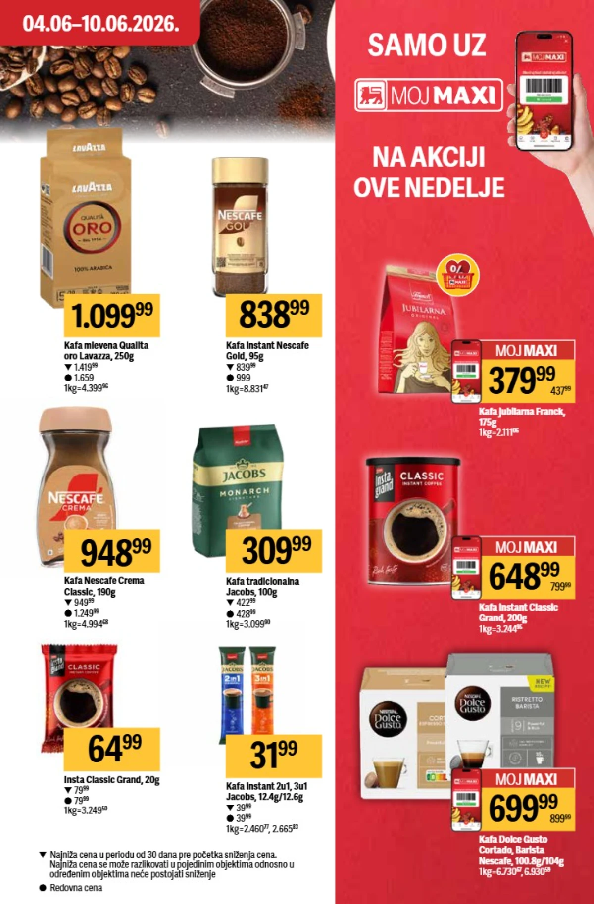 Maxi katalog strana 19 akcijska ponuda prehrane i domaćinstva