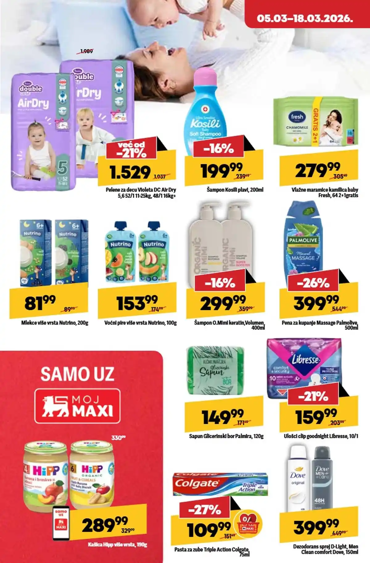 Maxi nedeljna akcija katalog strana 24 završne ponude do 11. mart 2026 Maxi nedeljni katalog strana 24 završne ponude i popusti Srbija mart 2026