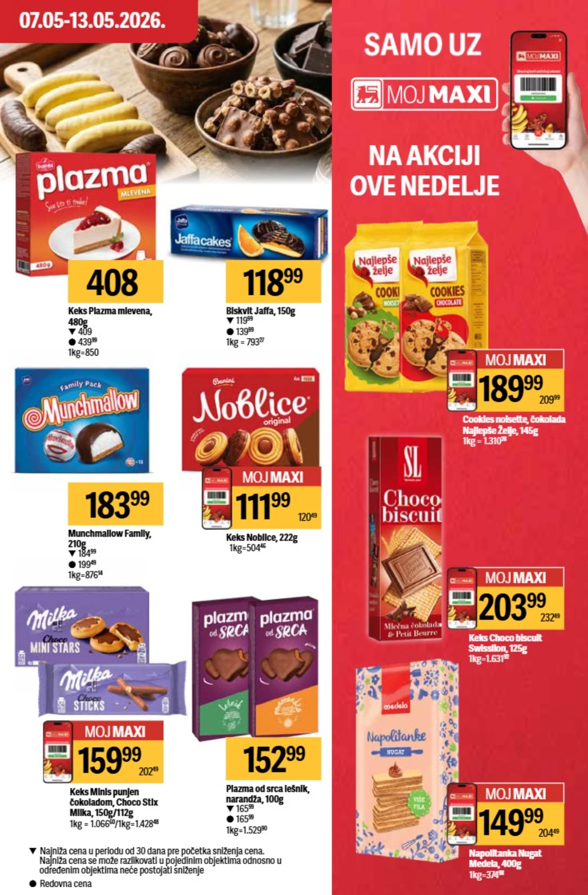 Maxi akcija čips flips kikiriki i grickalice po akcijskim cenama
