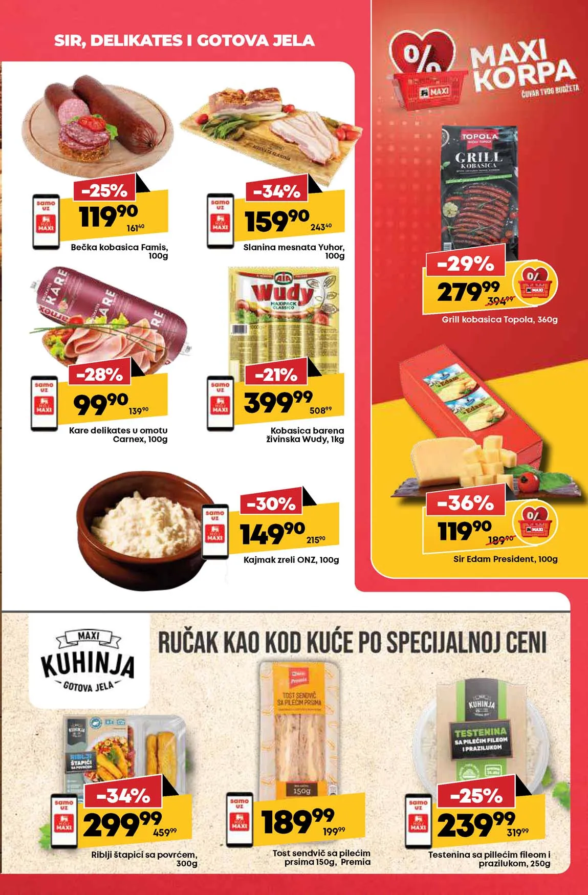 Maxi nedeljna akcija sniženja