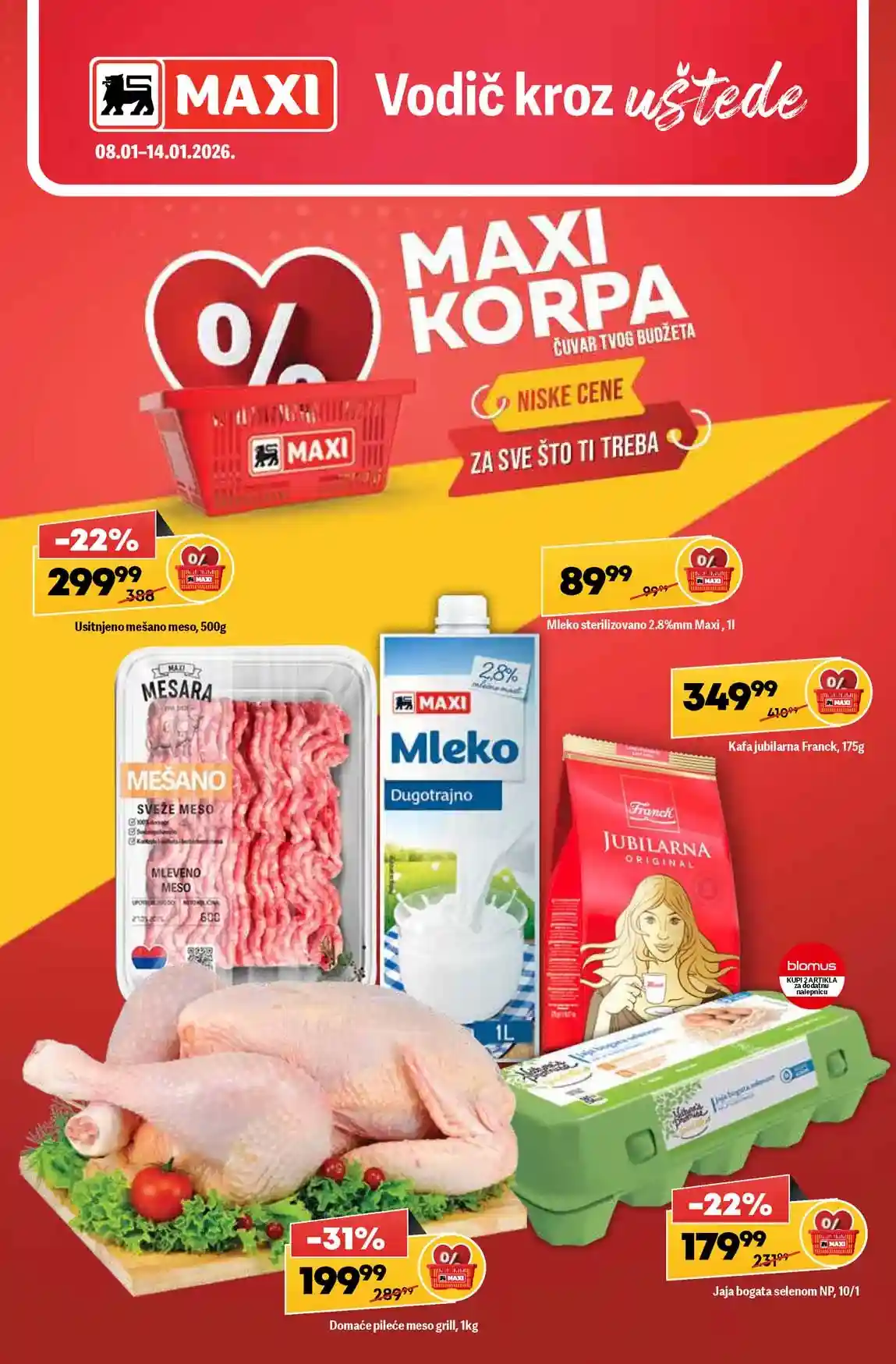 Maxi nedeljna akcija sniženja Maxi nedeljna akcija sniženja