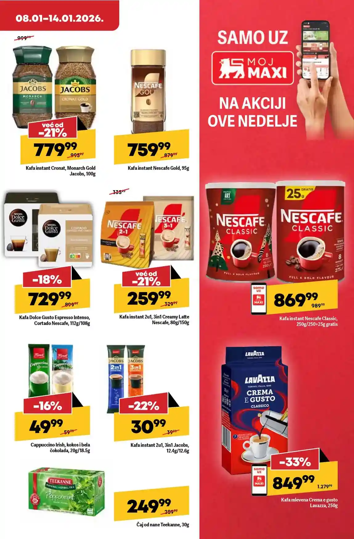 Maxi nedeljna akcija sniženja Maxi nedeljna akcija sniženja