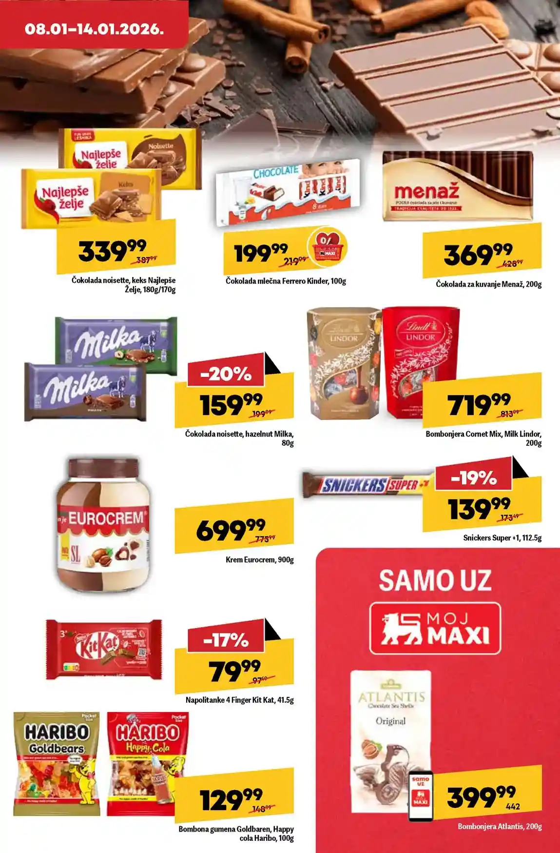 Maxi nedeljna akcija sniženja Maxi nedeljna akcija sniženja