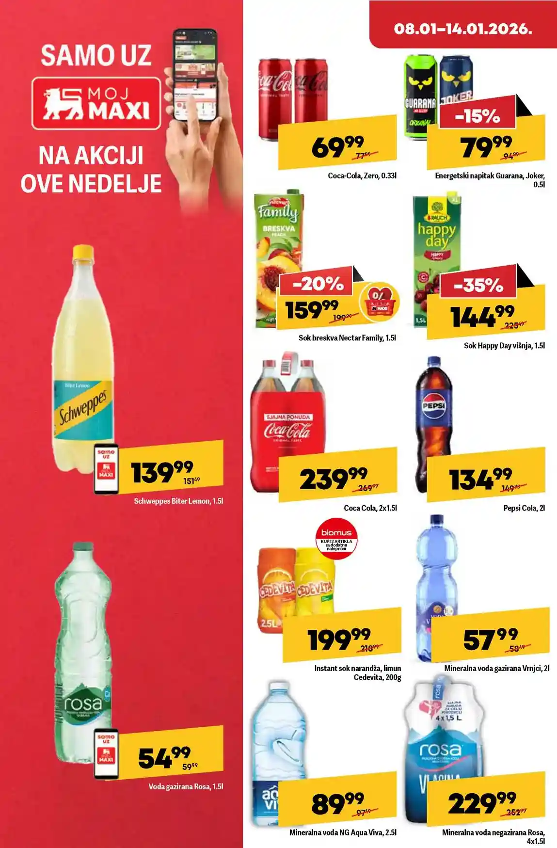 Maxi nedeljna akcija sniženja Maxi nedeljna akcija sniženja
