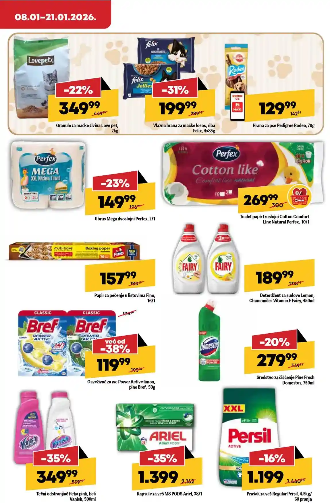 Maxi nedeljna akcija sniženja Maxi nedeljna akcija sniženja