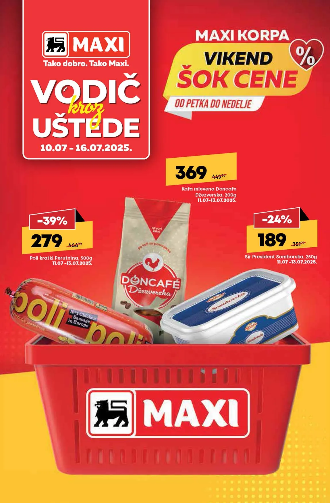 Maxi nedeljna akcija sniženja