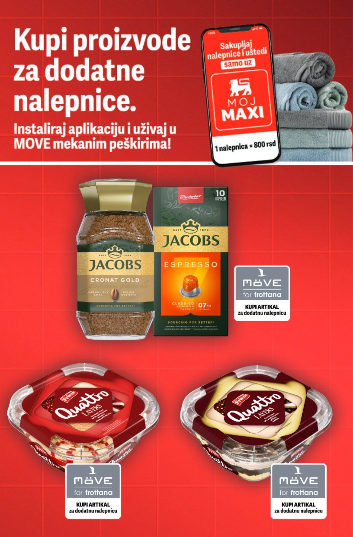 Jacobs kafa i Quattro deserti za dodatne nalepnice strana 6