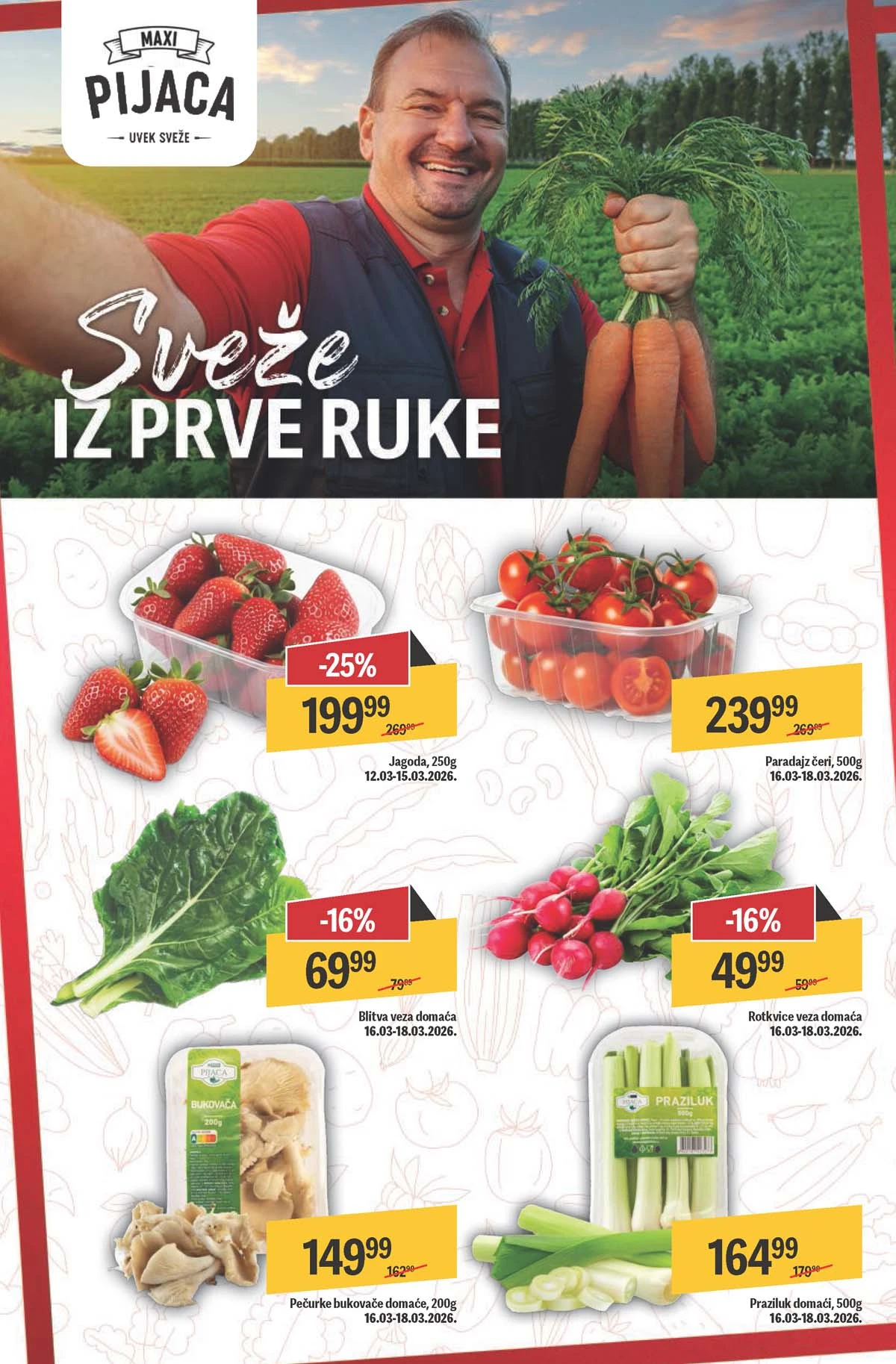 Maxi nedeljna akcija katalog strana 14 pet proizvodi popusti do 18. mart 2026 Maxi nedeljni katalog strana 14 proizvodi za kućne ljubimce akcija Srbija mart 2026