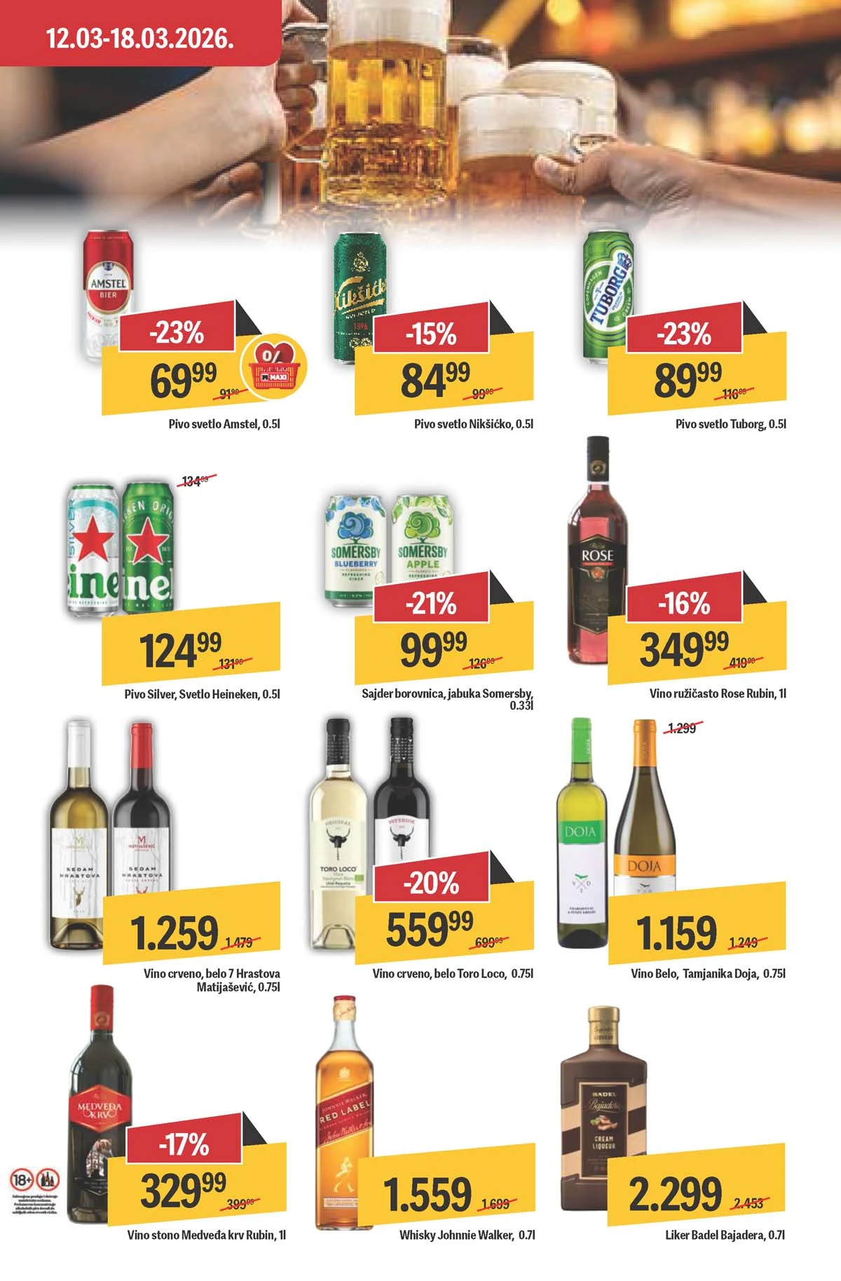 Maxi nedeljni katalog strana 25 završne ponude i popusti Srbija mart 2026