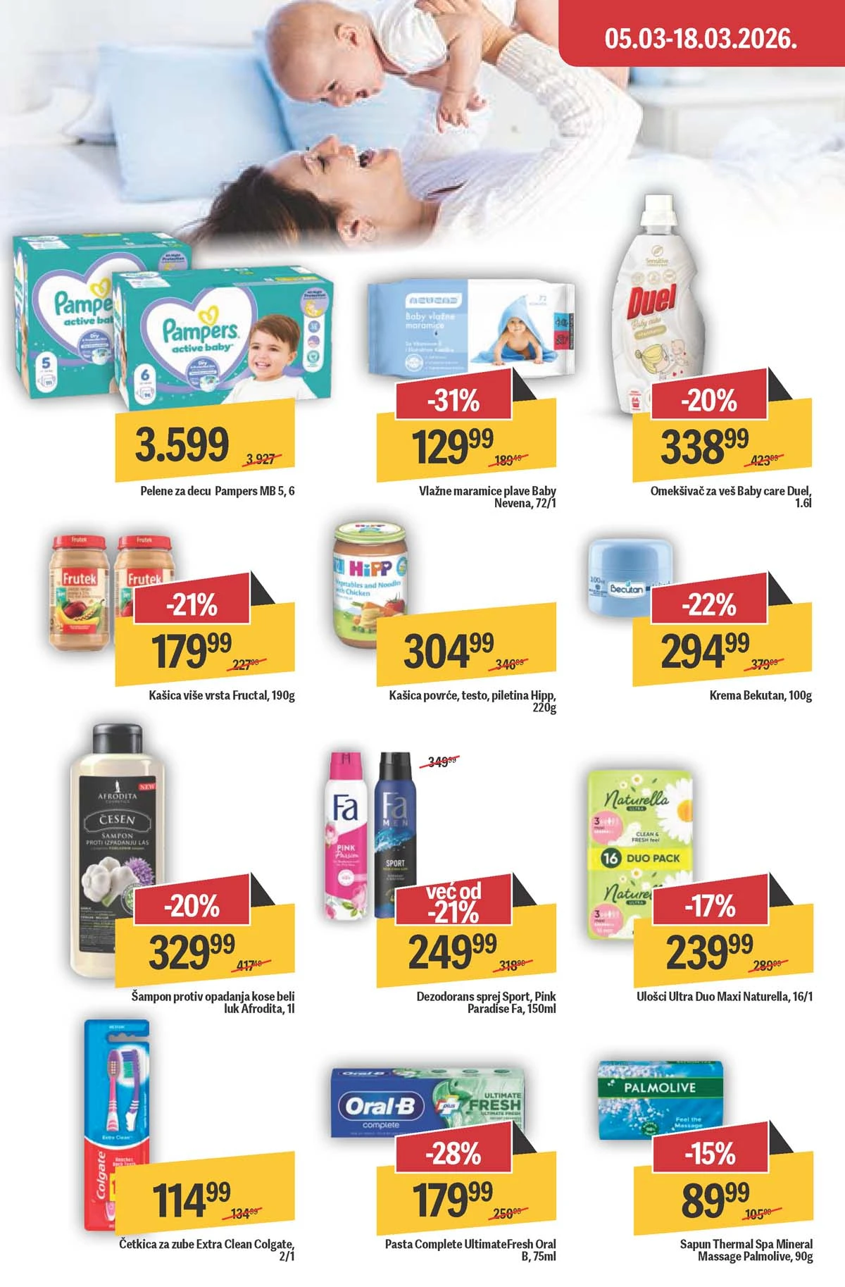 Maxi nedeljni katalog strana 26 završne ponude i popusti Srbija mart 2026