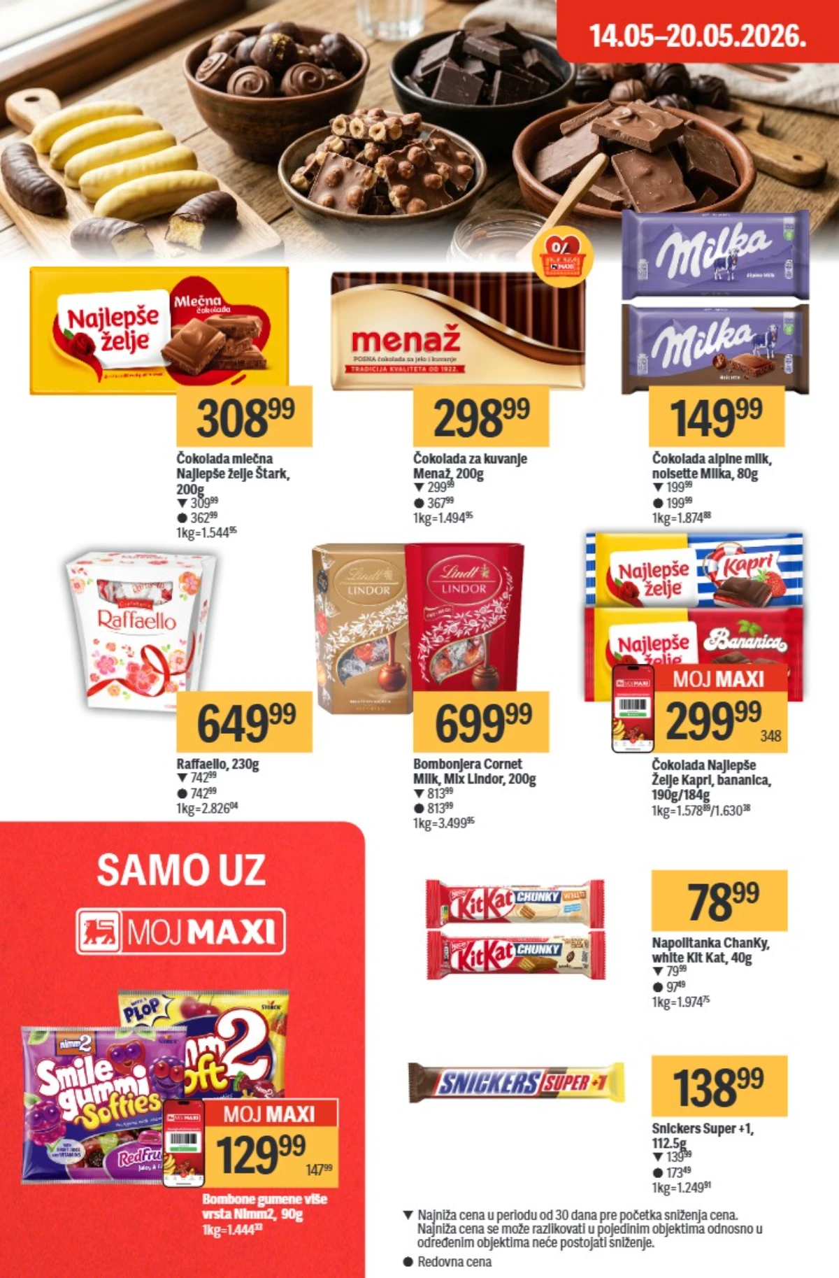 Maxi nedeljni katalog strana 22 sezonske akcije i proizvodi Srbija maj 2026