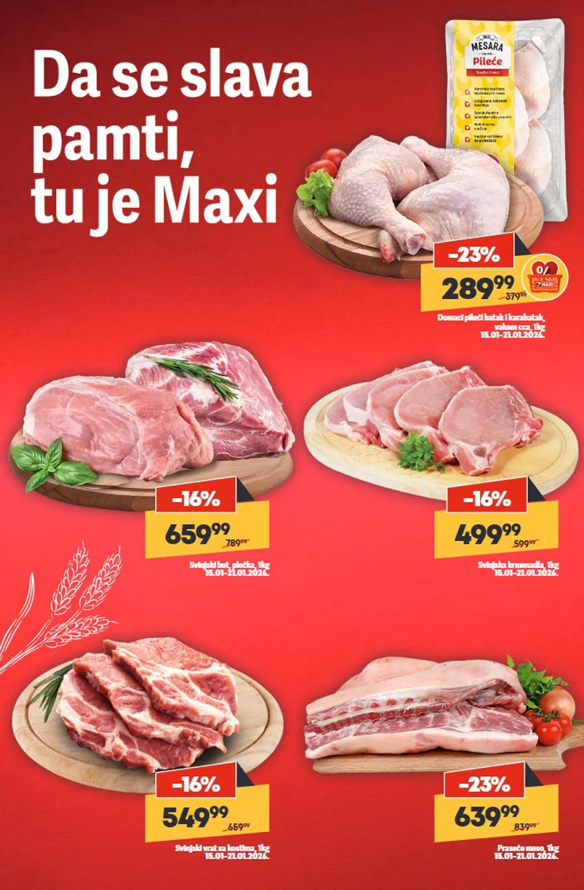 Maxi nedeljna akcija sniženja Maxi nedeljna akcija sniženja