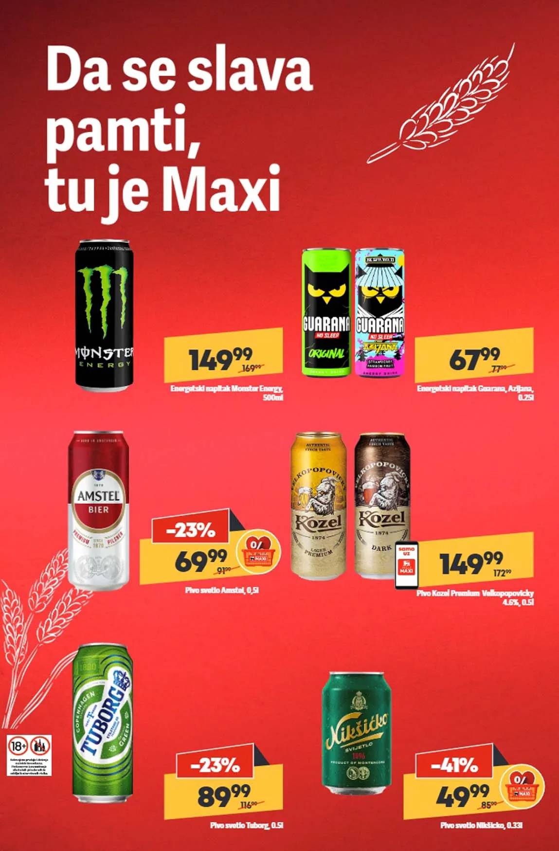Maxi nedeljna akcija sniženja Maxi nedeljna akcija sniženja