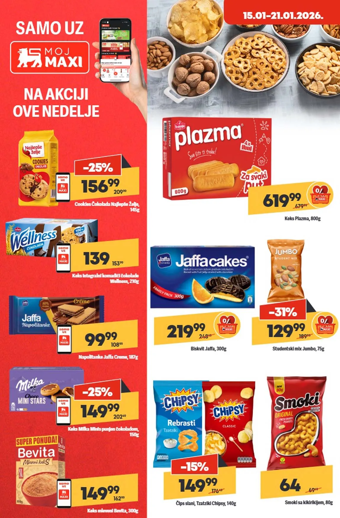 Maxi nedeljna akcija sniženja Maxi nedeljna akcija sniženja