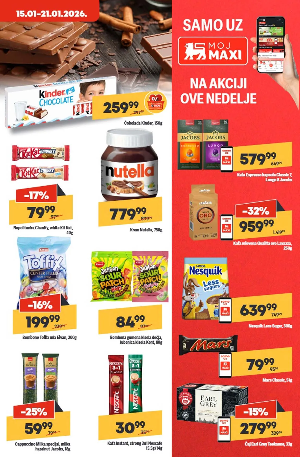 Maxi nedeljna akcija sniženja Maxi nedeljna akcija sniženja