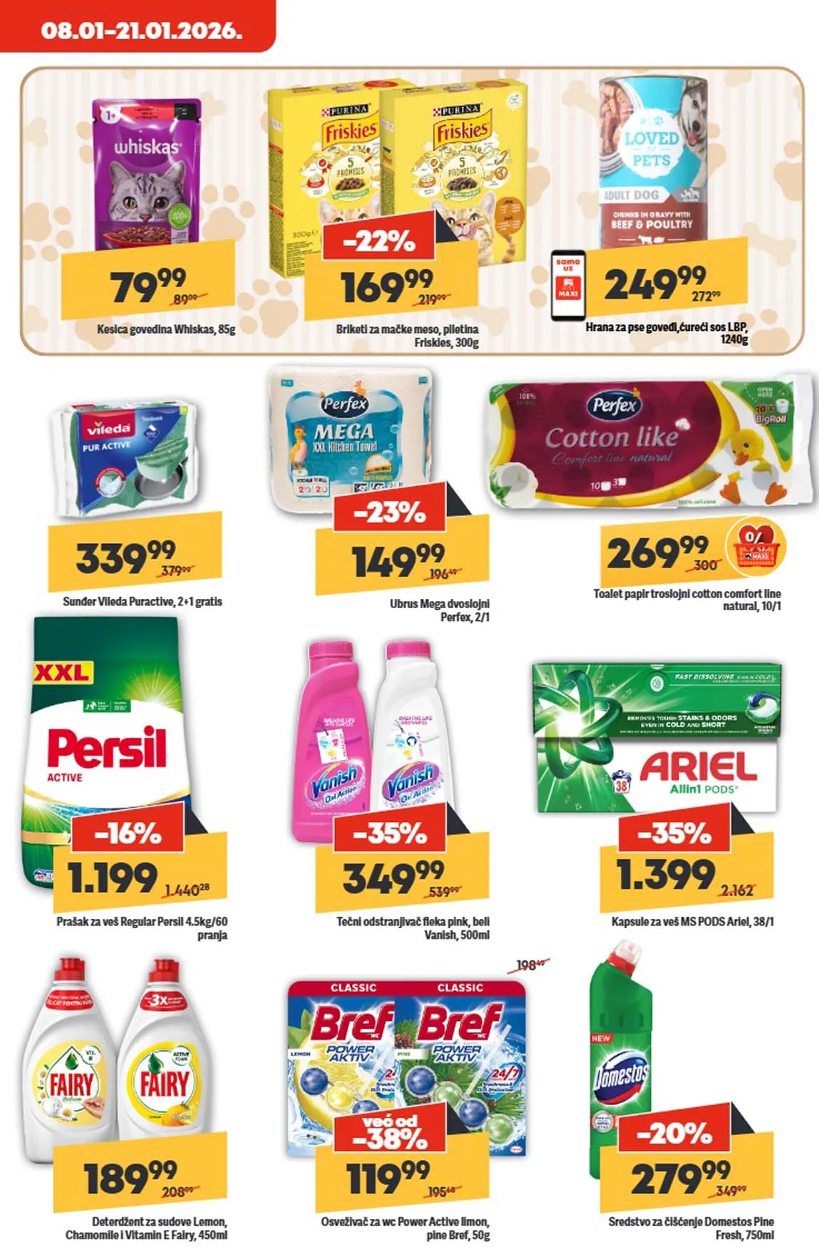 Maxi nedeljna akcija sniženja Maxi nedeljna akcija sniženja