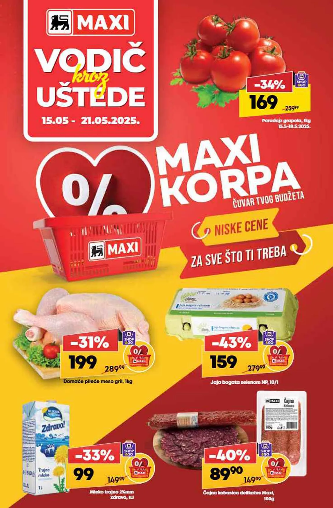 Maxi nedeljna akcija sniženja