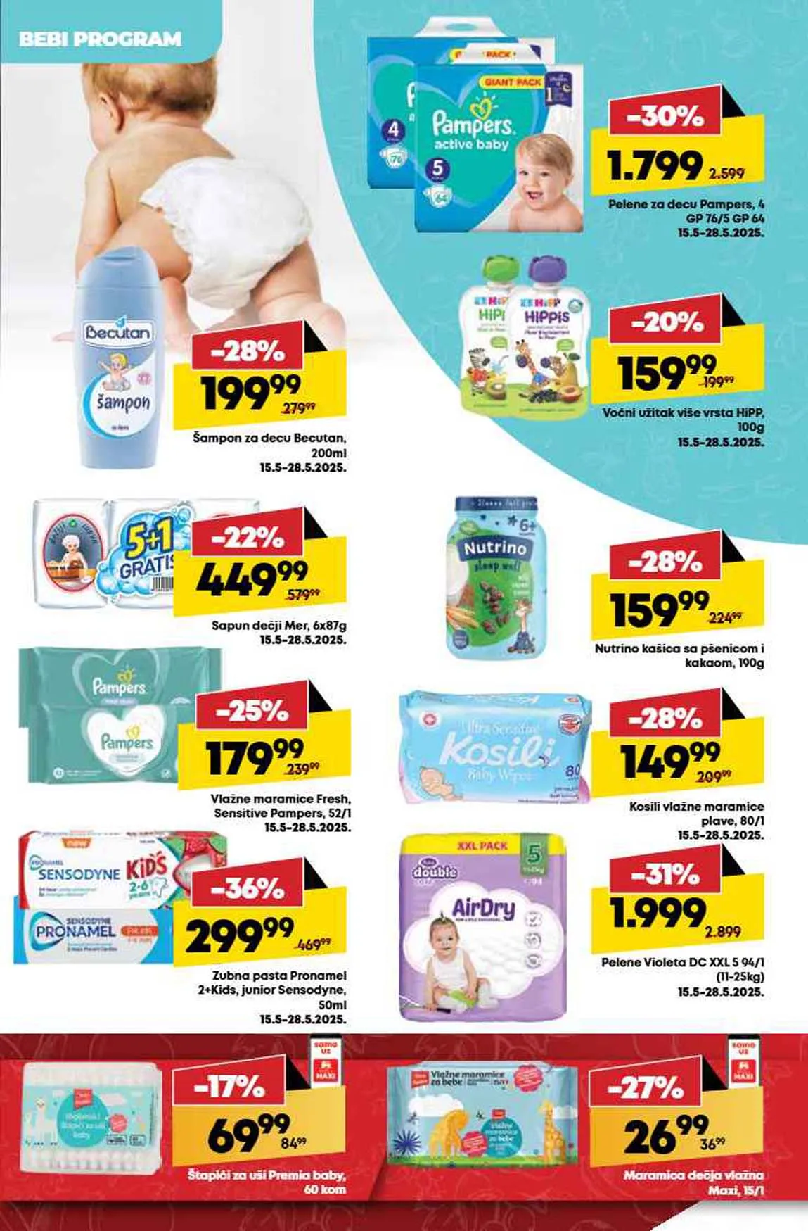 Maxi nedeljna akcija sniženja