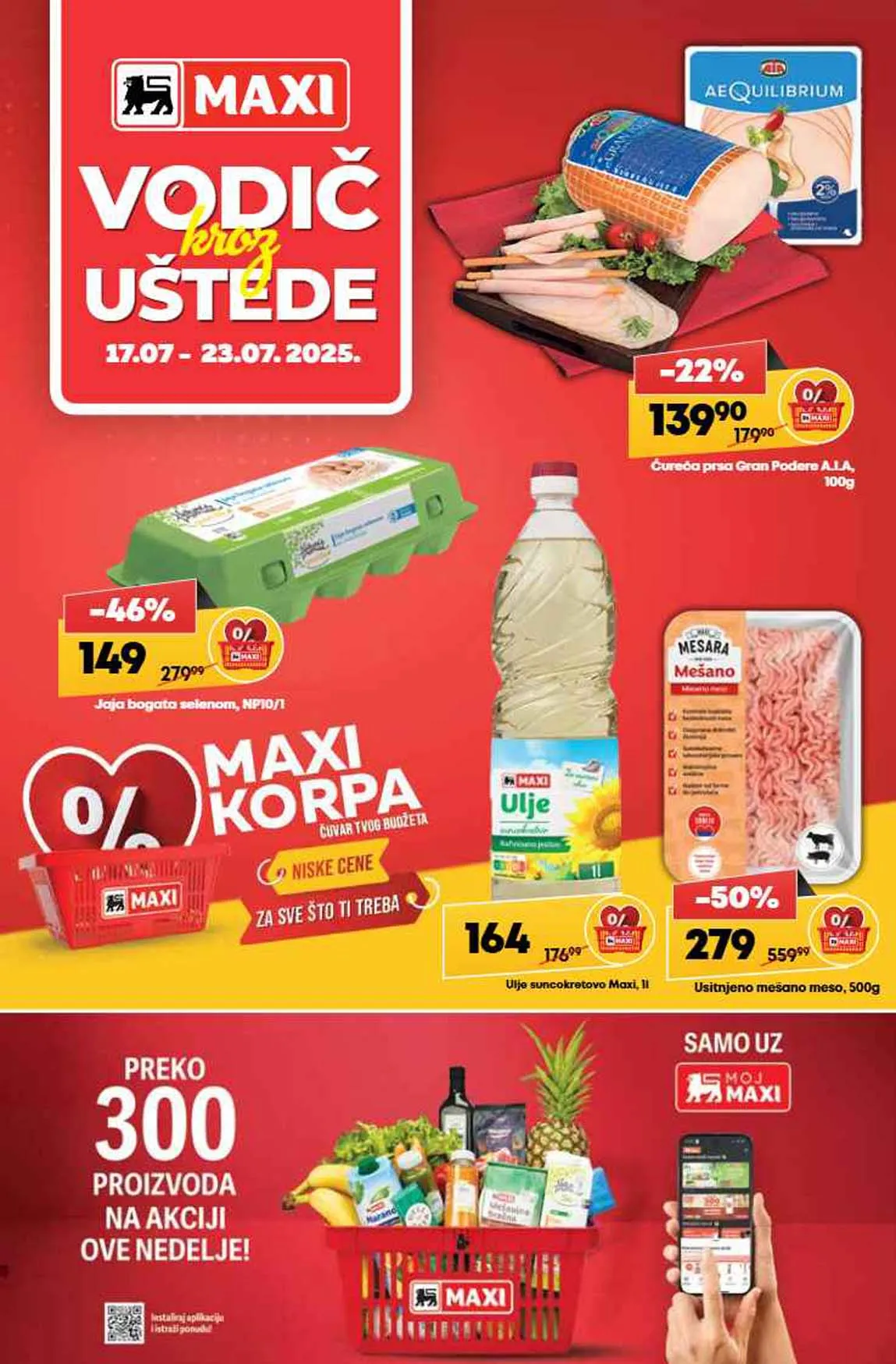 Maxi nedeljna akcija sniženja
