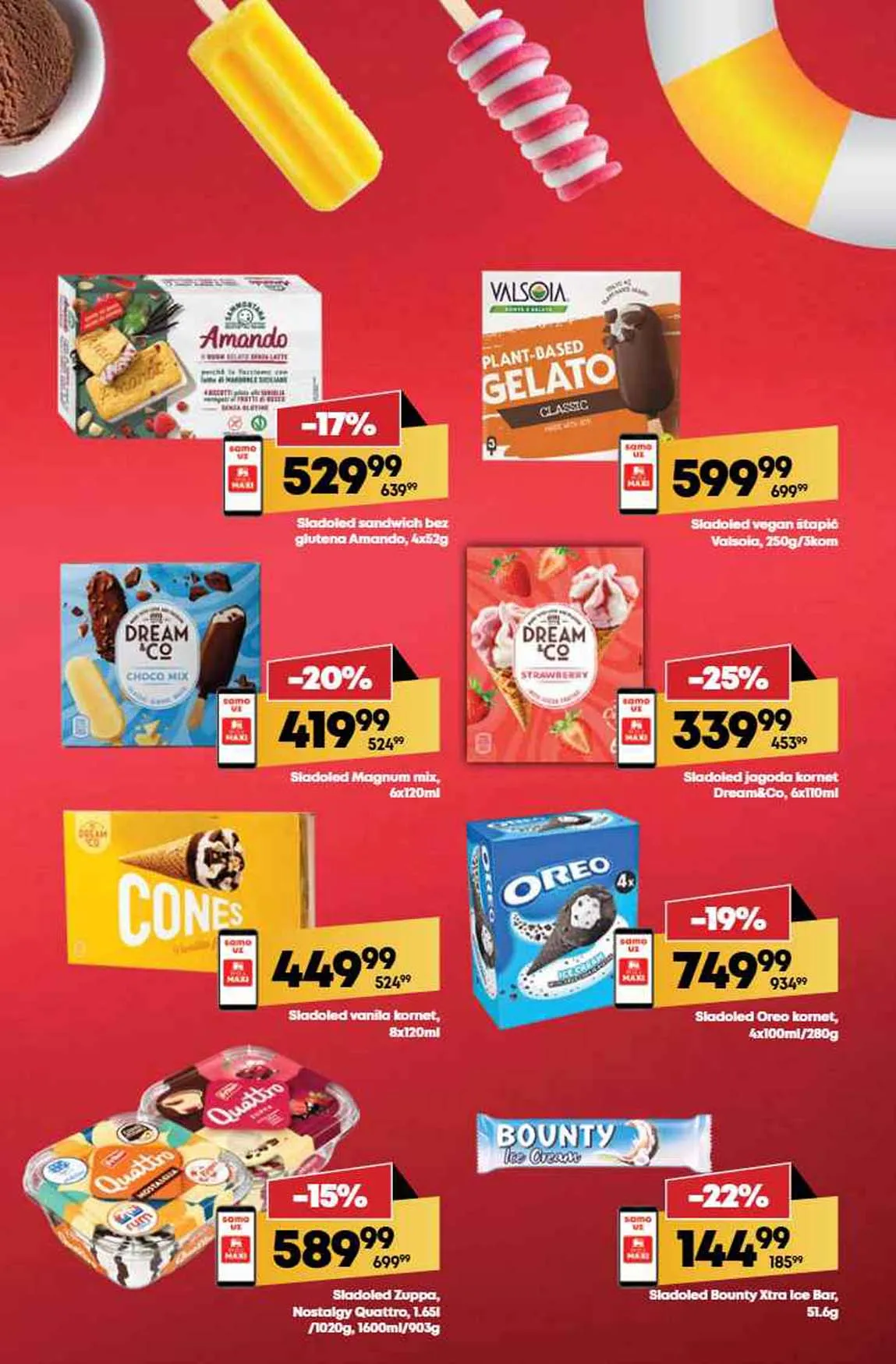 Maxi nedeljna akcija sniženja