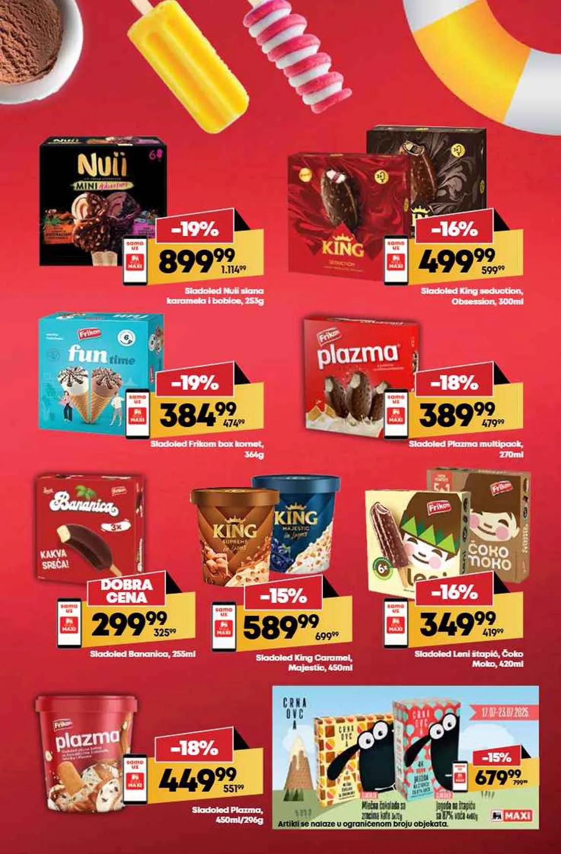 Maxi nedeljna akcija sniženja