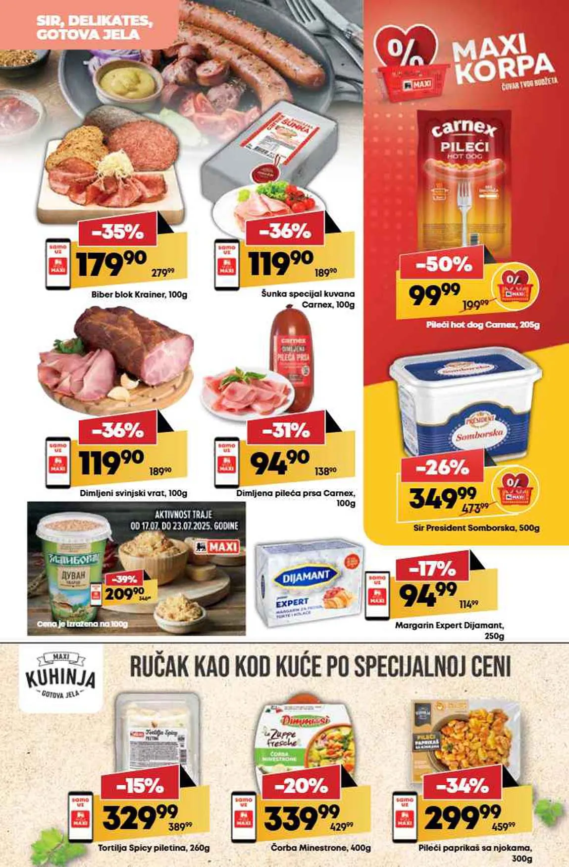 Maxi nedeljna akcija sniženja