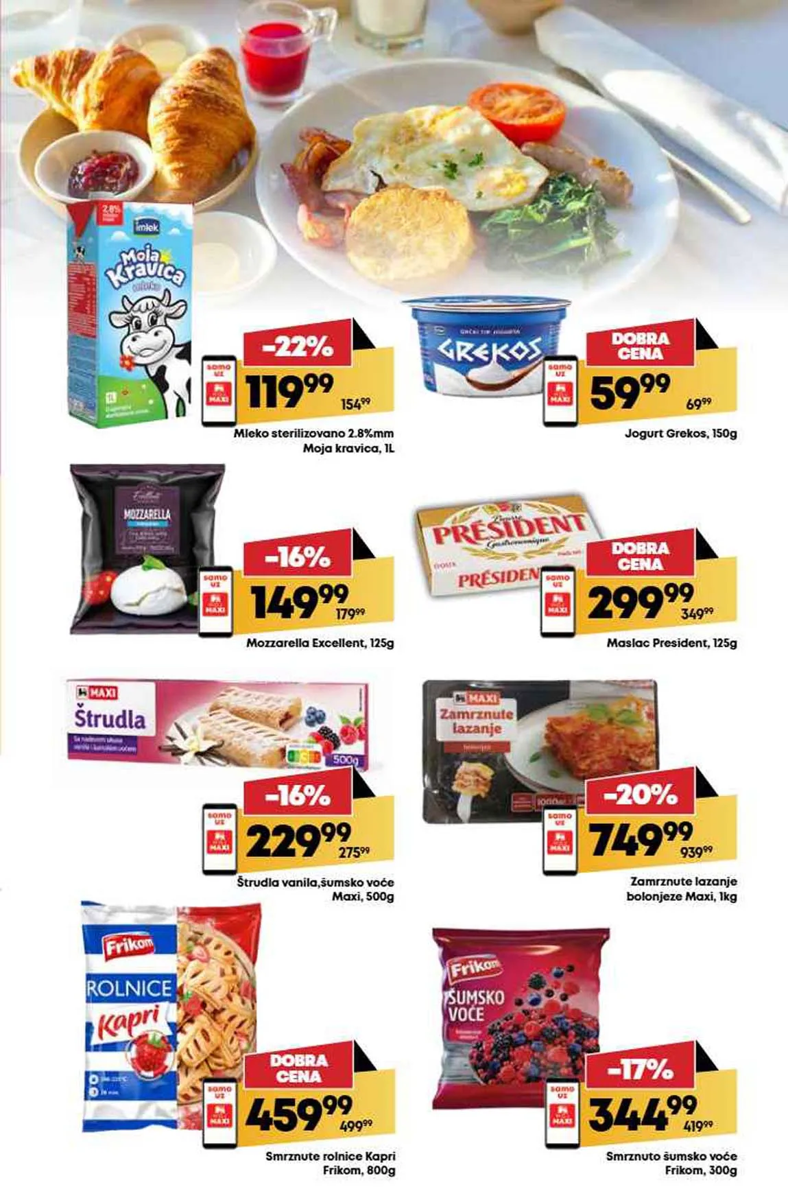 Maxi nedeljna akcija sniženja