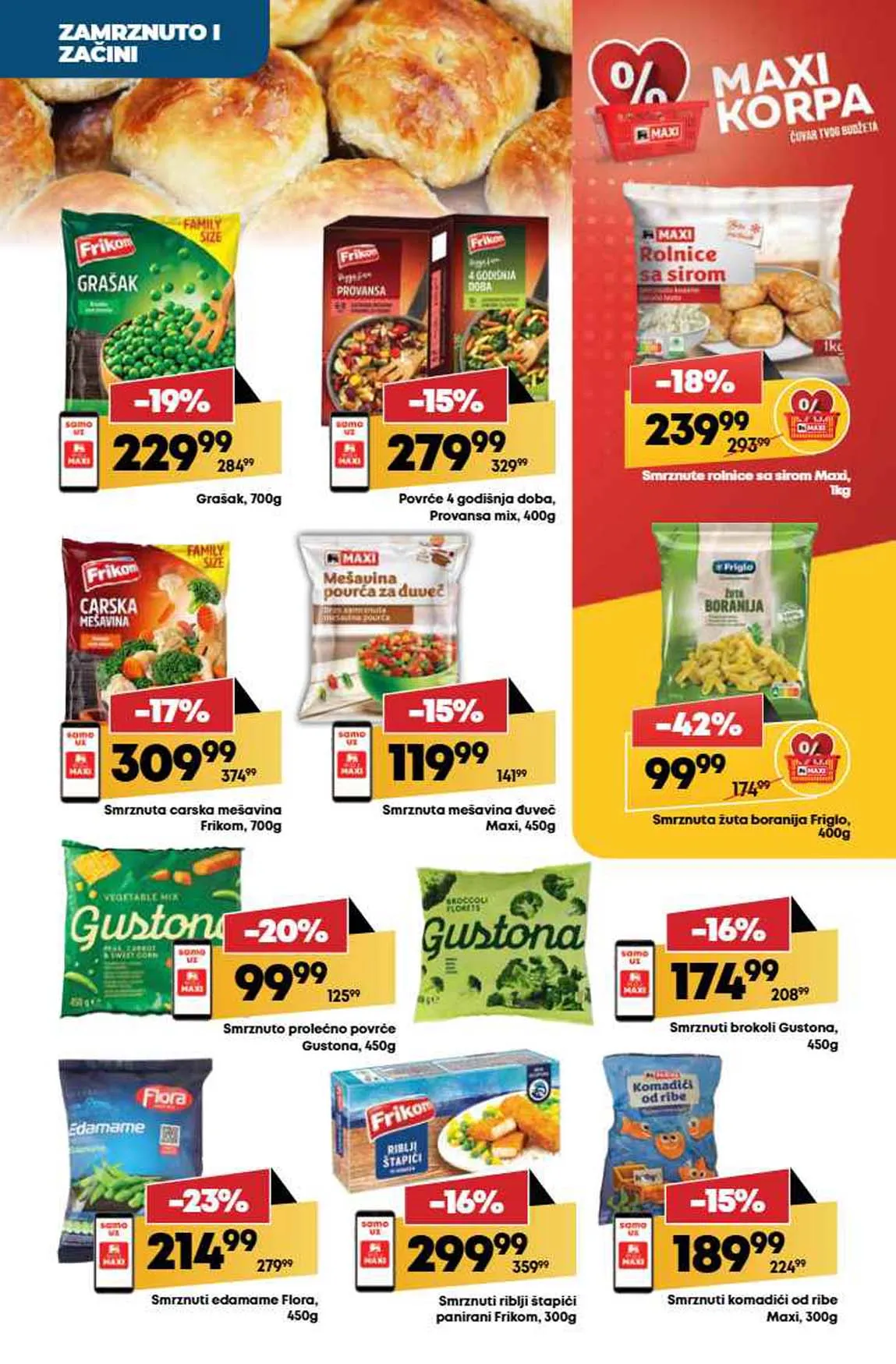 Maxi nedeljna akcija sniženja