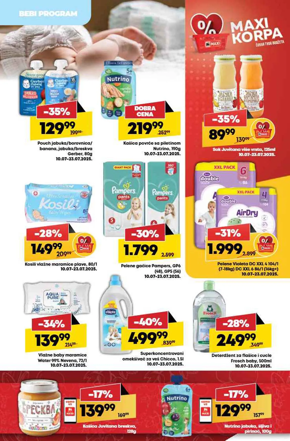 Maxi nedeljna akcija sniženja