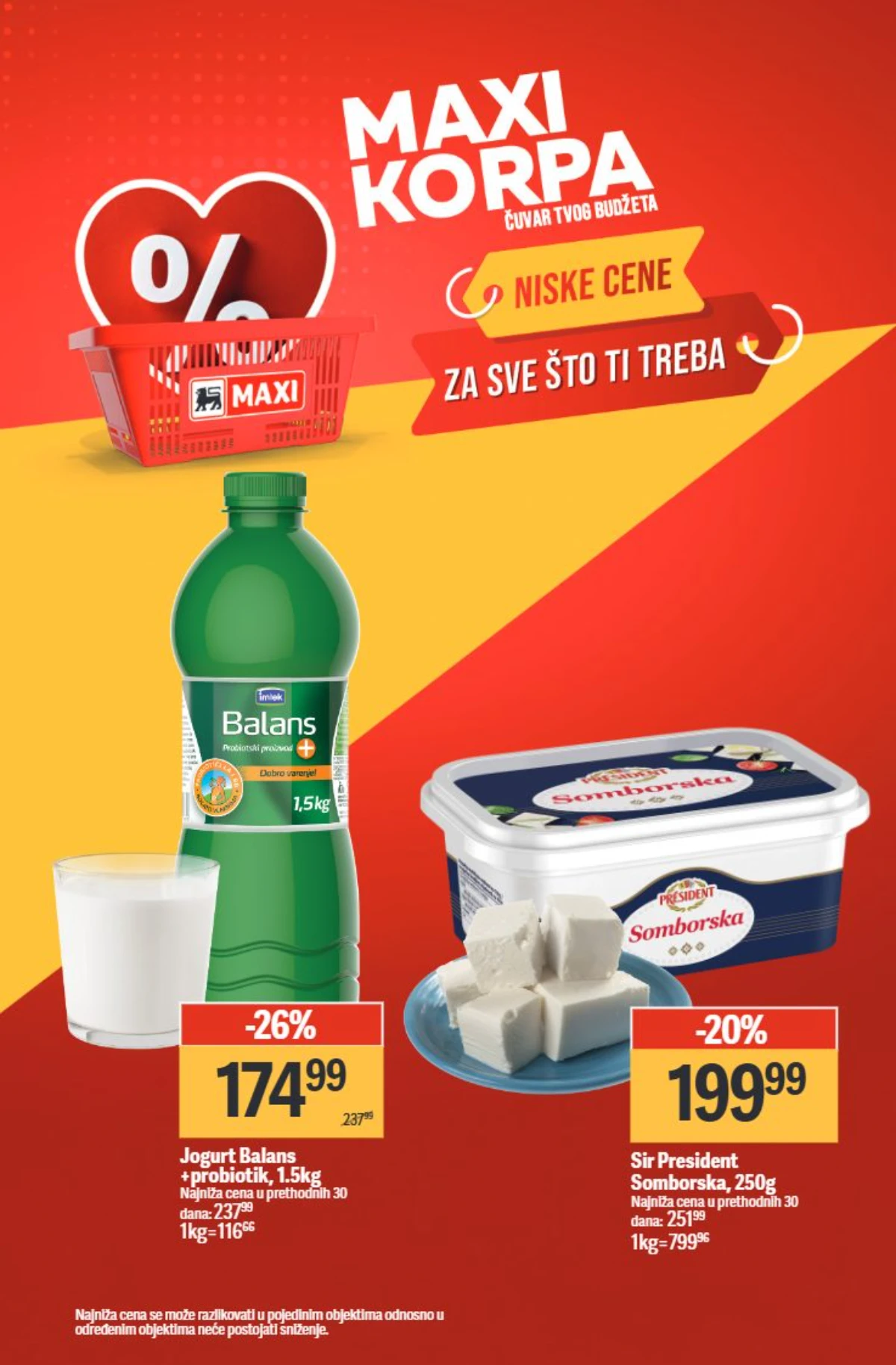 Moj Maxi pogodnosti i posebne cene za članove programa lojalnosti