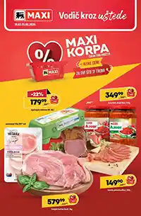 Maxi nedeljna akcija katalog niskih cena februar 2026 Srbija